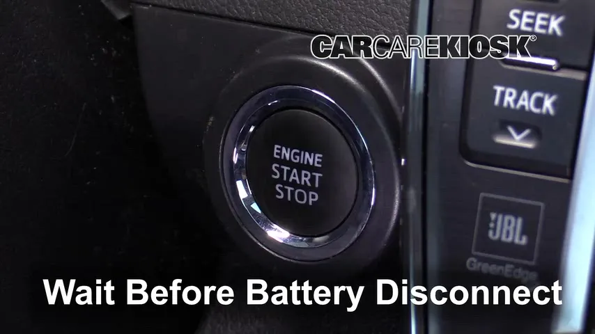 2014 Toyota Camry SE 3.5L V6 Battery Replace
